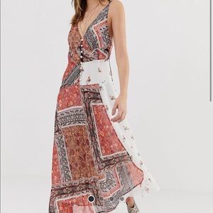 Patchwork sundress☀️♥️💙🧡